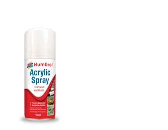 4508549 150ML Humbrol Sprays No 49 Acrylic Varnish Matt