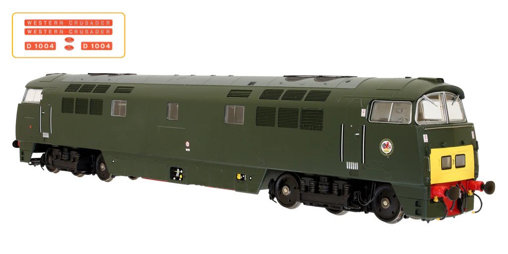 4D-003-019S Western Crusader BR Green SYP D1004 DCC & Sound