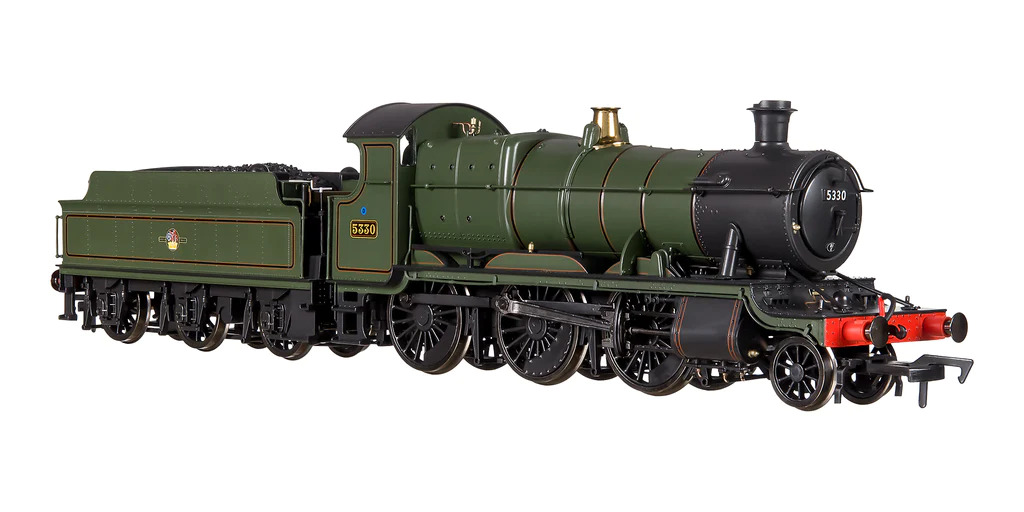 4S-043-016D GWR 43xx 2-6-0 Mogul 5330 BR Lined Green L/Crest DCC Fitted