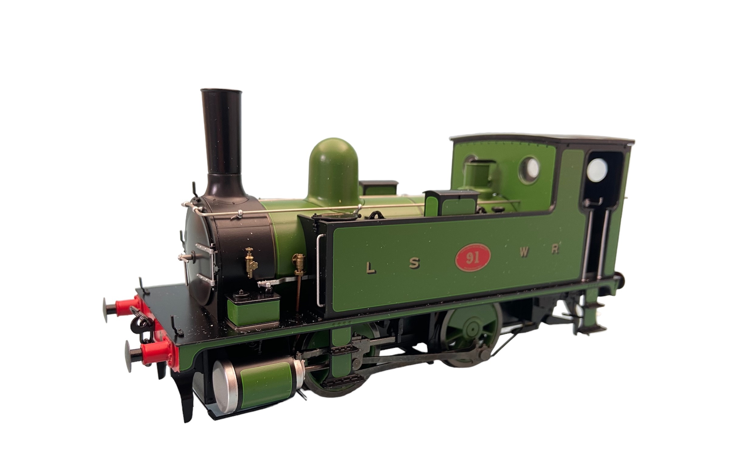 7S-018-006S L & SWR B4 0-4-0T LINED GREEN 91 DCC and SOUND FITTED