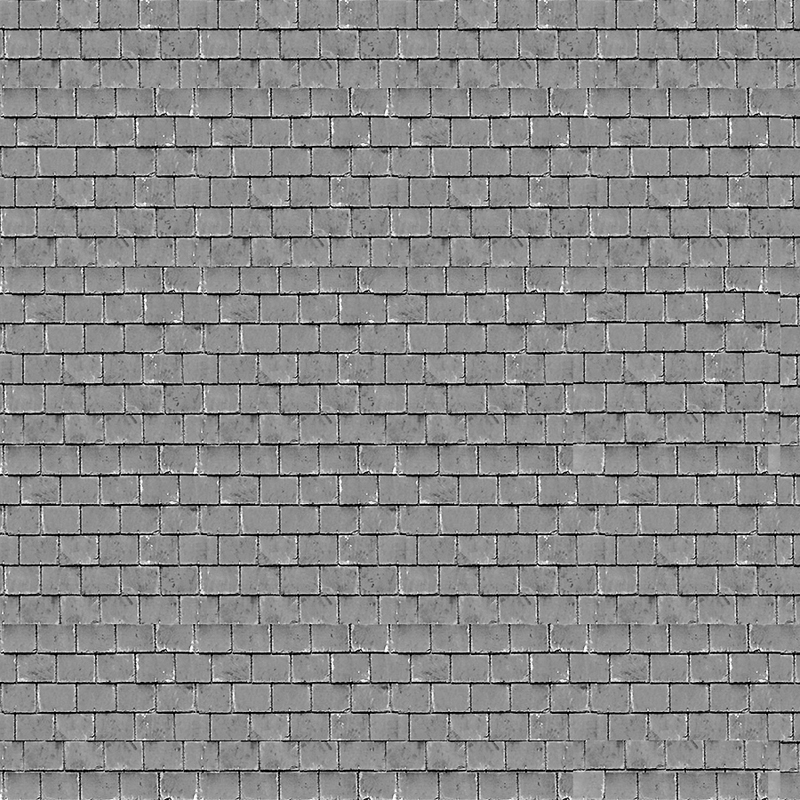 95112 BM062N Art Printers N Gauge Building Material Grey Roof Tiles