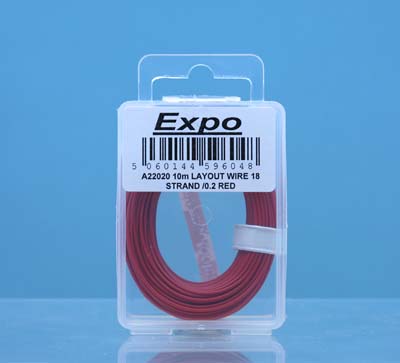 A22020 10 METRE ROLL OF RED 18/0.1mm CABLE