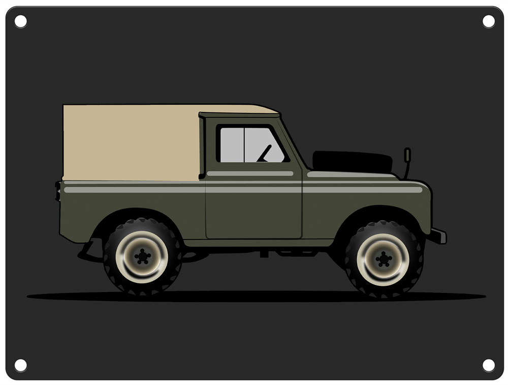 CHP0158 LAND ROVER METAL SIGN