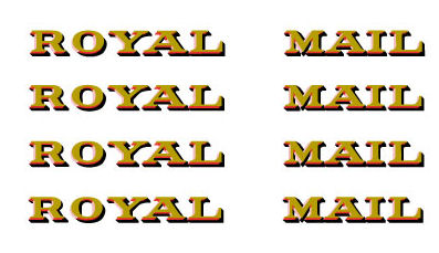 MM4400 ROYAL MAIL LETTERING AND NUMBERS
