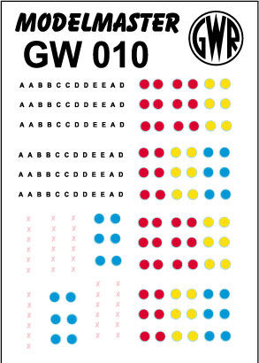 MMGW010 GWR 1889 - 1968 ROUTE MARKINGS