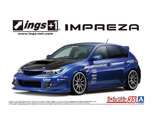 05875 Aoshima 1/24 INGS GRB SUBARU IMPREZA WRX STI '07