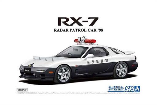 05922 Aoshima 1/24 MAZDA FD3S RX-7 RADAR PATROL CAR '98