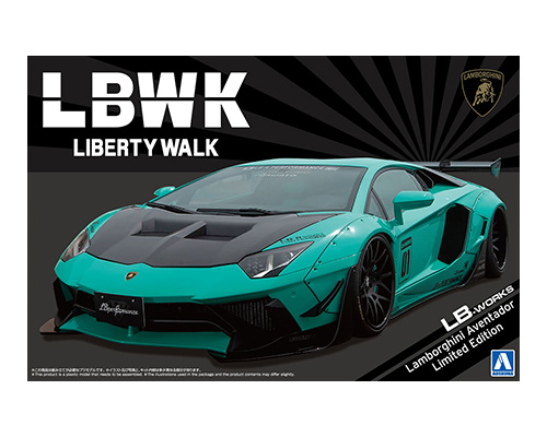 05995 Aoshima 1/24 LB-WORKS Lamborghini Aventador Limited Edition Ver.2