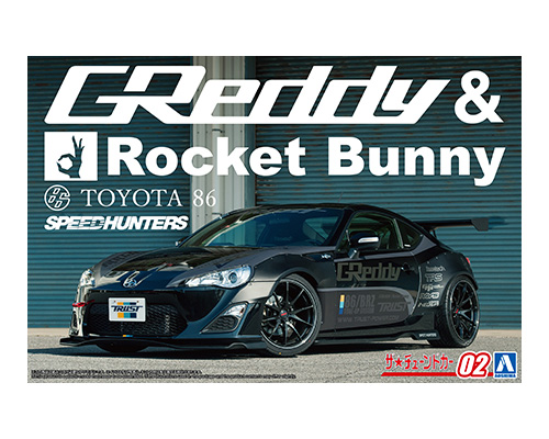 06187 Aoshima 1/24 ZN6 TOYOTA 86 '12 GREDDY & ROCKET BUNNY VOLK RACING VER
