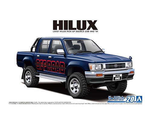 06217 Aoshima 1/24 TOYOTA LN107 HILUX PICK UP DOUBLE CAB 4WD '94