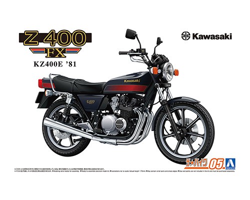 06444 Aoshima 1/12th KAWASAKI KZ400E / 400FX '81