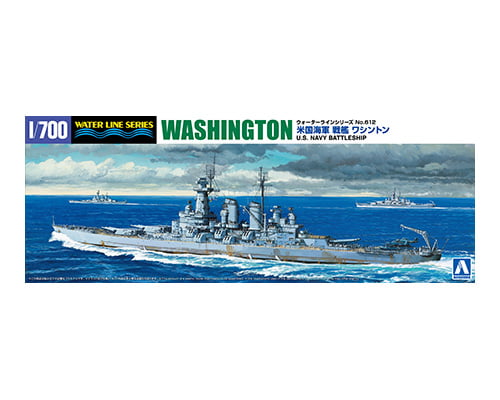 06735 Aoshima 1/700 US NAVY BATTLESHIP WASHINGTON