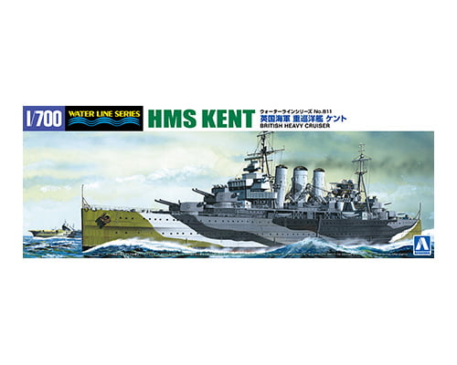 06739 Aoshima 1/700 BRITISH HEAVY CRUISER KENT