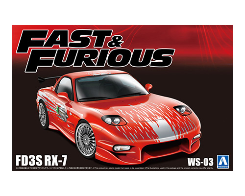 06796 Aoshima 1/24 Fast & Furious FD3S RX-7
