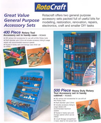 19506 400pc Rotary Tool Accessory Kit