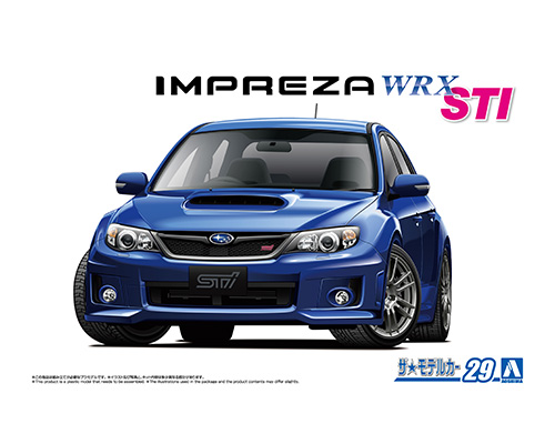 20081 Aoshima 1/24 SUBARU GRB IMPREZA WRX STI '10