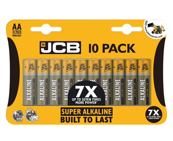 21070F JCB AA CARD OF 10