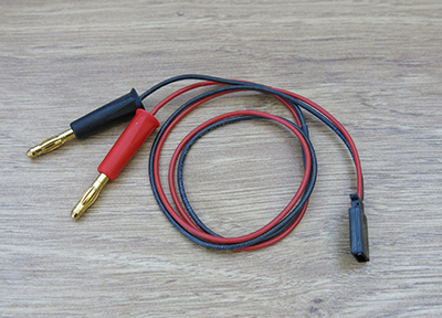 21091 Charging lead with Gold Plugs - suitable for Futaba