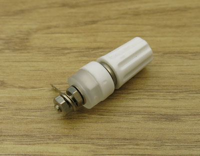 23085 4mm Terminal Post White