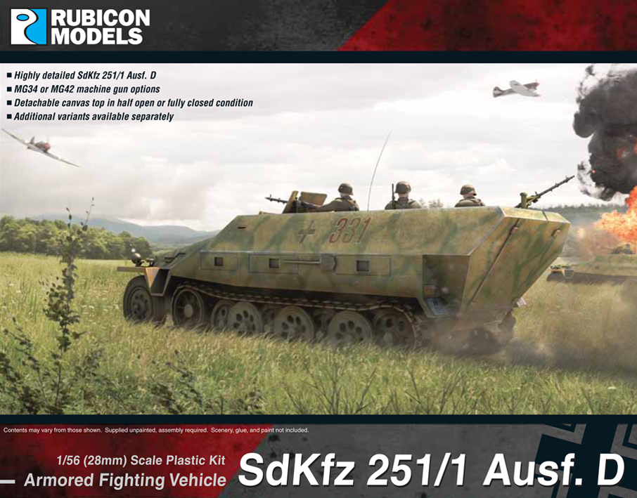 280018 Rubicon Models SdKfz 251/1 Ausf D