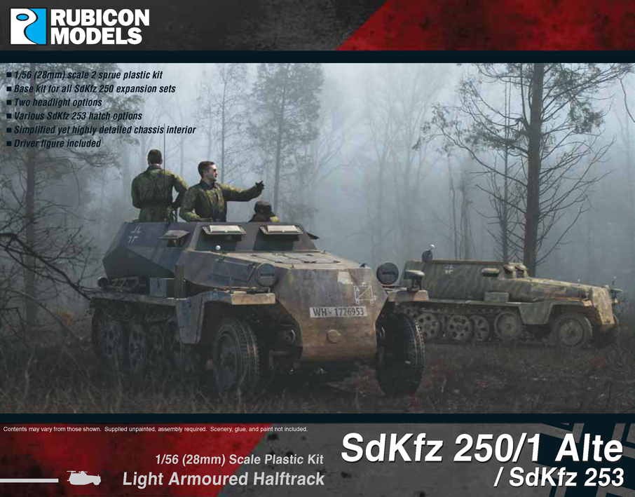 280032 Rubicon Models SdKfz 250/1 Alte & SdKfz 253