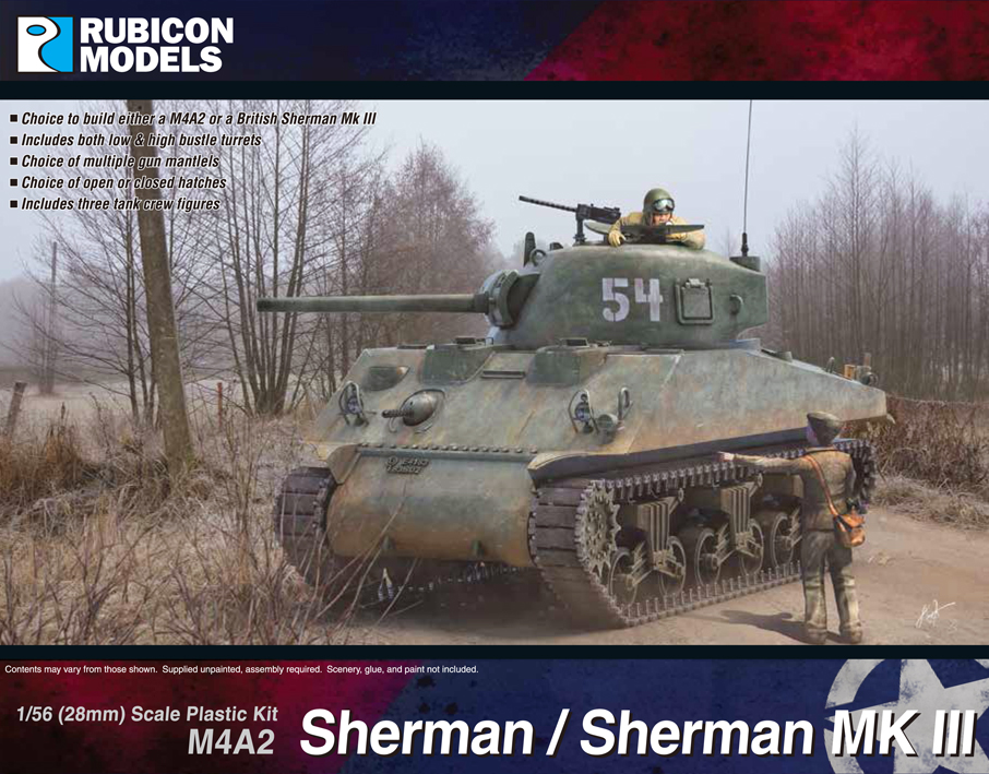 280055 Rubicon Models M4A2 Sherman / Sherman III