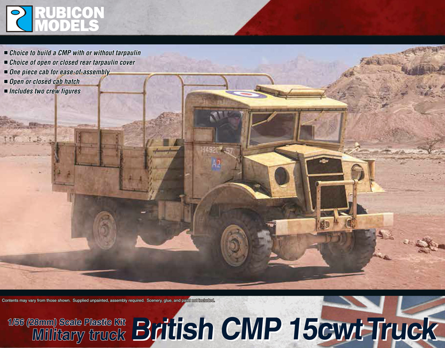 280056 Rubicon Models British CMP 15cwt Truck