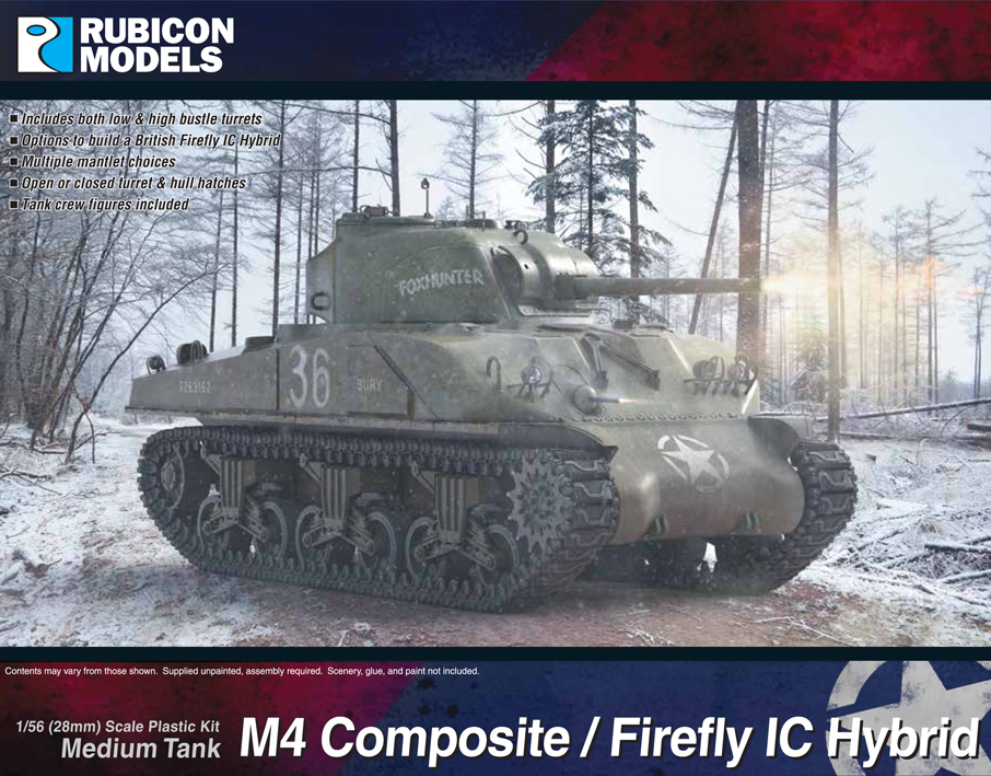 280061 Rubicon Models M4 Sherman Composite / Firefly IC Hybrid
