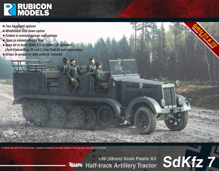 280065 Rubicon Models SdKfz 7 Halftrack