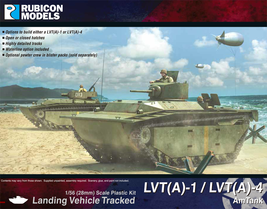 280066 Rubicon Models LVT(A)-1 / LVT(A)-4 AmTank