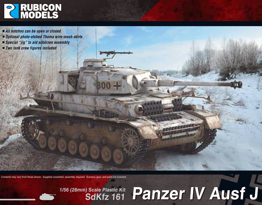 280078 Rubicon Models Panzer IV Ausf J