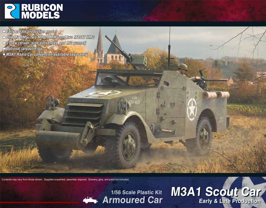 280083 Rubicon Models M3A1 Scout Car (Early & Late Production)