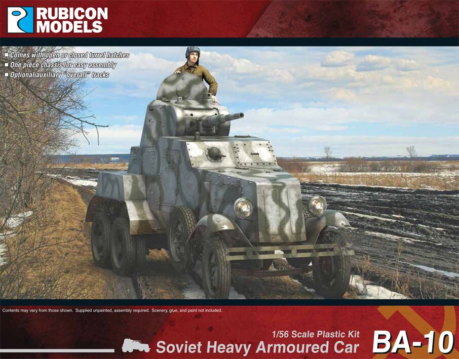 280085 Rubicon Models BA-10 Heavy Armoured Car