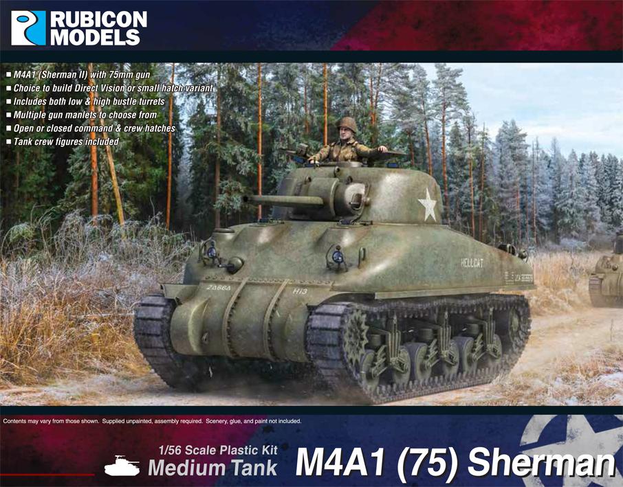 280086 Rubicon Models M4A1 (75) Sherman