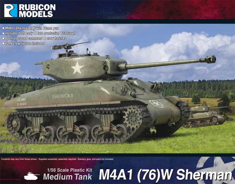 280087 Rubicon Models M4A1 (76) W Sherman