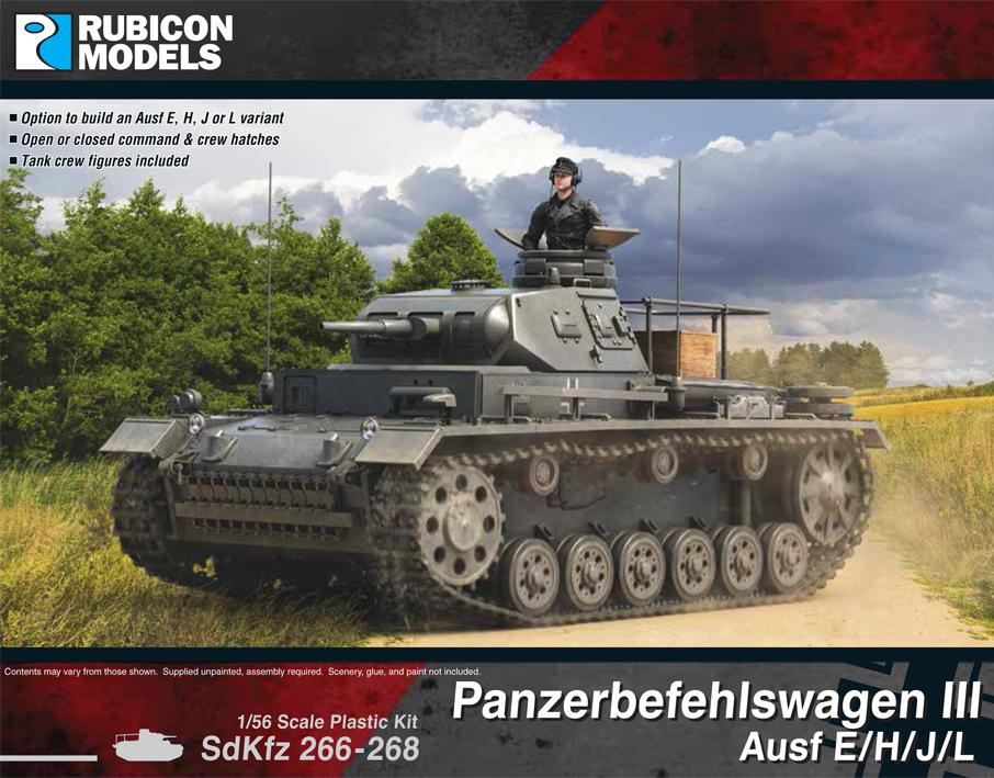 280093 Rubicon Models Panzerbefehlswagen III Ausf E/H/J/L