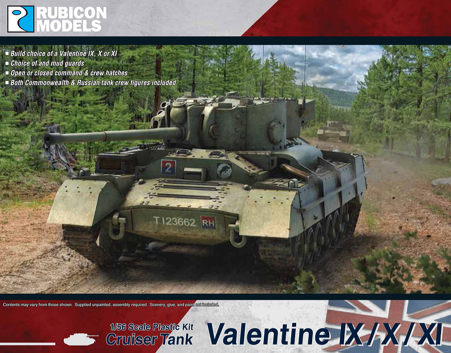 280098 Rubicon Models VALENTINE IX/X/XI