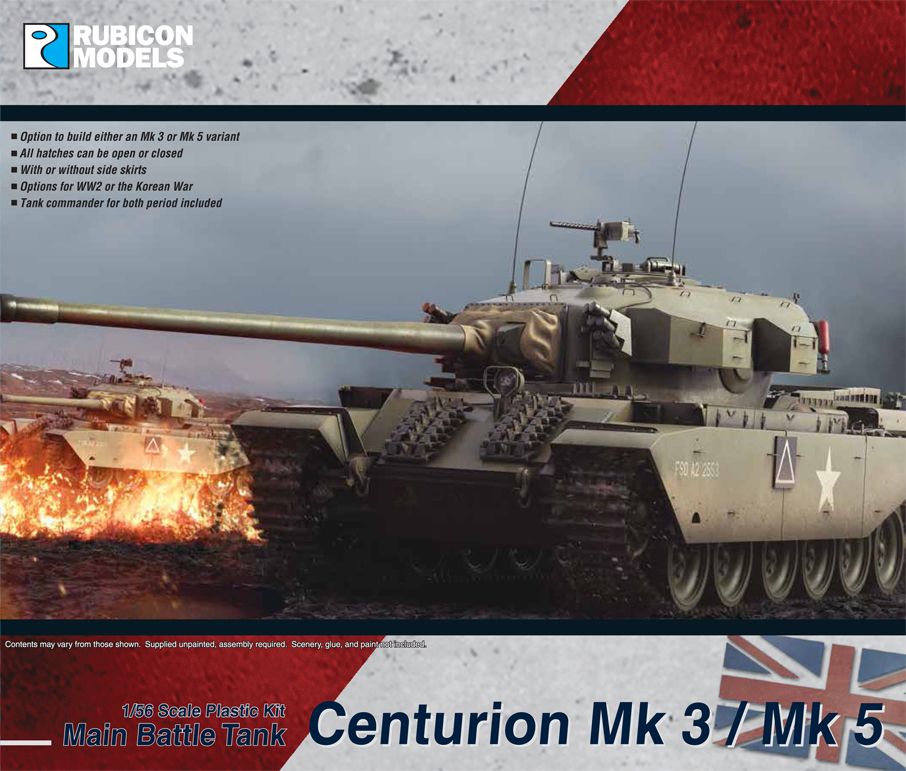 280104 Rubicon Models Centurion MBT Mk 3 / Mk 5