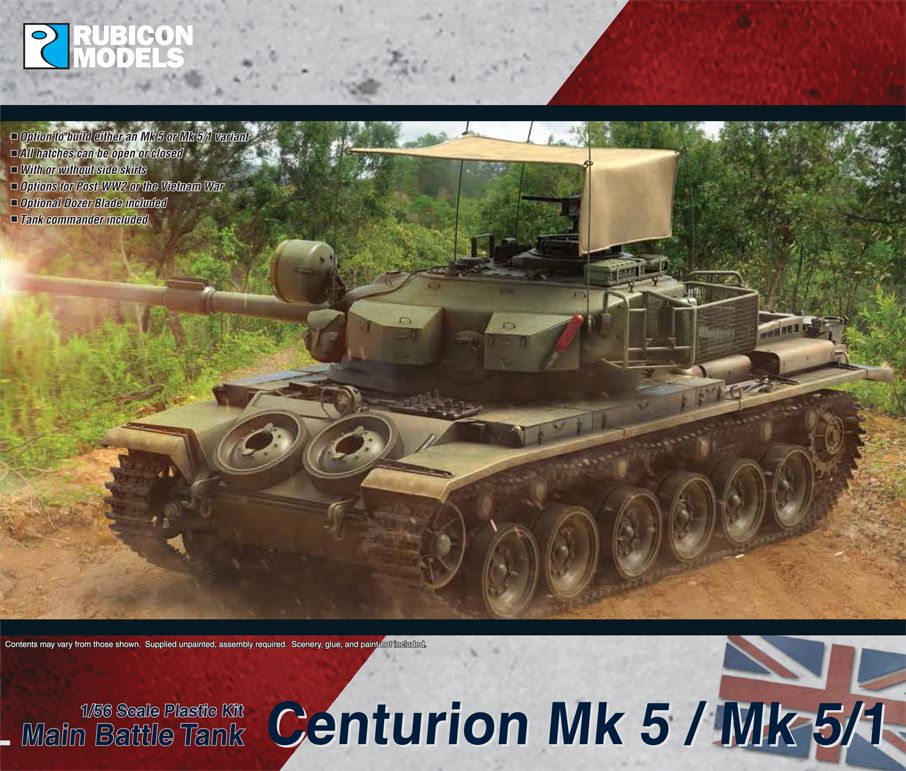 280105 Rubicon Models Centurion MBT Mk 5 / Mk 5/1 (FV4011)