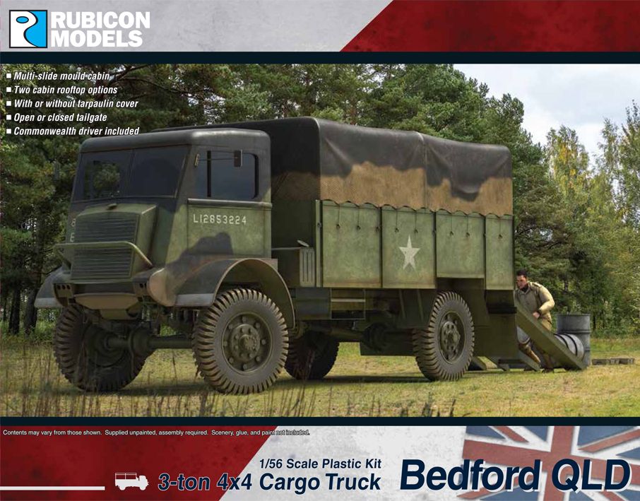 280106 Rubicon Models BEDFORD QLD CARGO TRUCK