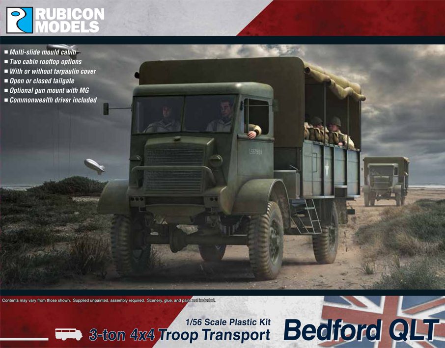 280107 Rubicon Models Bedford QLT Troop Carrier