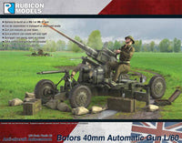 280123 Rubicon Models BRITISH 40MM BOFORS GUN