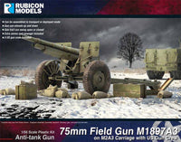 280127 Rubicon Models M2A3 75MM FIELD GUN WITH CREW