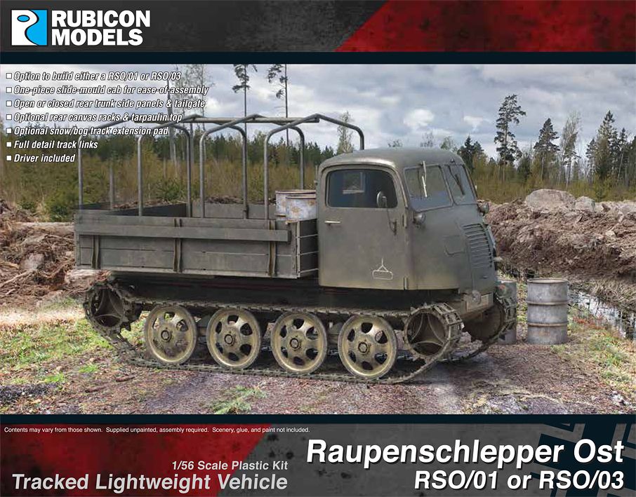 280128 Rubicon Models RAUPENSCHLEPPER OST RSO/01 OR RSO/03