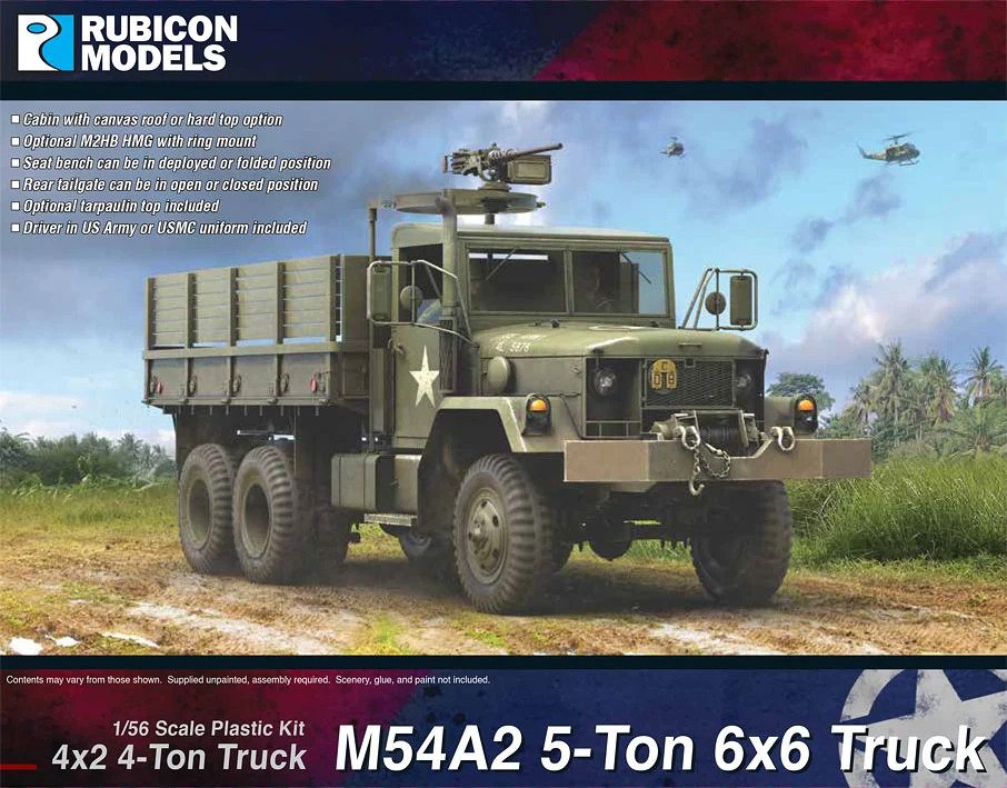 280133 Rubicon Models M54A2 5 TON 6X6 TRUCK