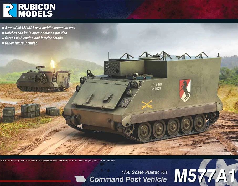 280136 Rubicon Models M577A1 APC COMMAND POST VEHICLE