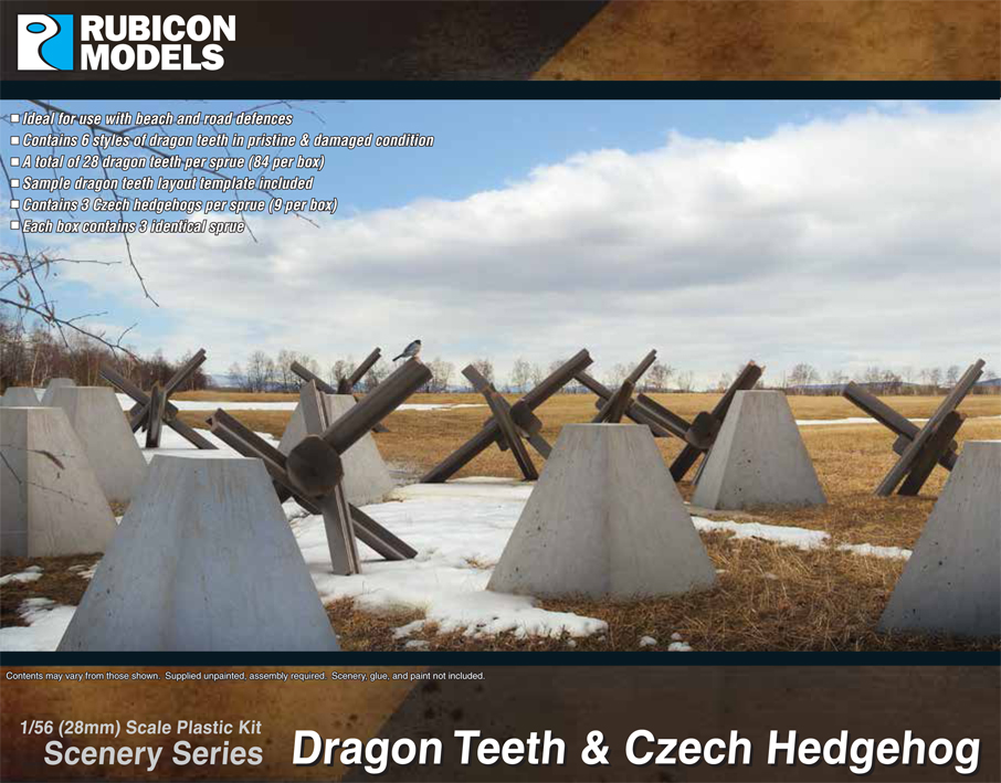 283005 Rubicon Models Dragon Teeth & Czech Hedgehog