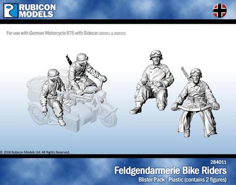 284011 Rubicon Models Feldgendarmerie Bike Crew