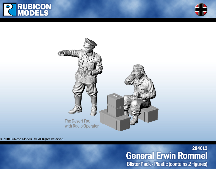 284012 Rubicon Models General Erwin Rommel