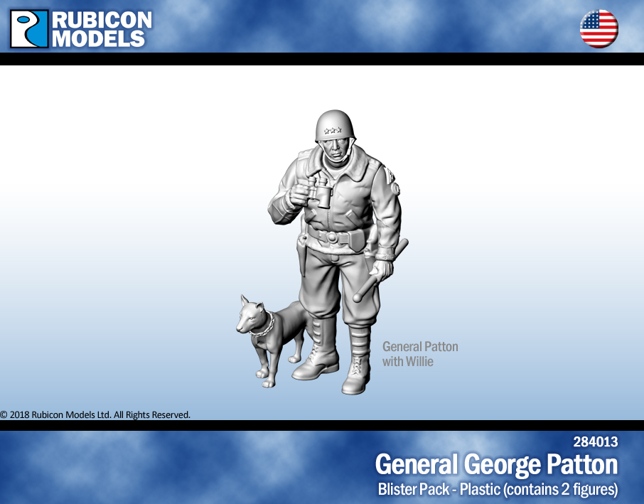 284013 Rubicon Models General George Patton with Willie
